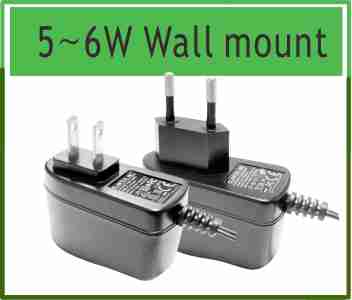 5~6W Medical Wallmount Power Adapter